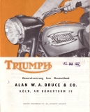 Triumph Programm 1957