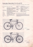 Brennabor Fahrrad Programm 1937 Teil 1