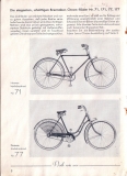 Brennabor Fahrrad Programm 1936 Teil 1