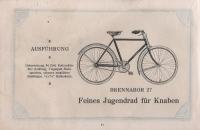 Brennabor Fahrrad Programm 1921 Teil 3