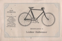 Brennabor Fahrrad Programm 1921 Teil 2