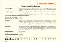 Preview: Göricke Roller Görette Prospekt 8.1961 Preview: Göricke Roller Görette Prospekt 8.1961