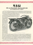 Preview: NSU 500 ccm Einzylinder Sport Modell Prospekt 1929 Preview: NSU 500 ccm Einzylinder Sport Modell Prospekt 1929