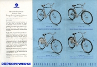 Dürkopp Fahrrad Programm 1930er Jahre