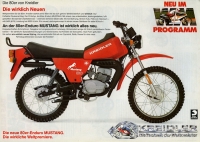 Kreidler 80 ccm Enduro Mustang brochure 9.1980