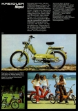 Kreidler Programm Mofa Mopeds 1973