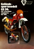 Kreidler-Van Veen Geländesportmodell GS 50 brochure 1980