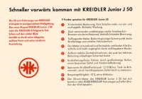 Preview: Kreidler Junior J 50 Prospekt 5.1954