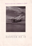 Dornier Modellbaumappe 40er Jahre