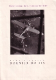 Dornier Modellbaumappe 40er Jahre
