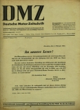 DMZ Deutsche Motor-Zeitschrift 1935 Heft 1