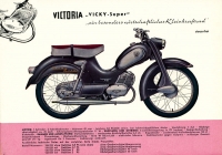 Victoria Mopeds und Kleinkrafträder Prospekt 12.1960