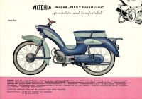 Victoria Mopeds und Kleinkrafträder Prospekt 12.1960