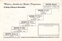 Bücker TZ 200/S brochure 1954