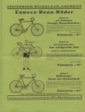 Esweco Fahrrad und Motorfahrrad Programm 1931