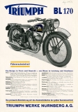 Triumph BL 170 Prospekt 1934