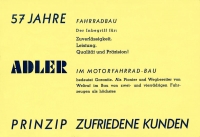 Adler Motorfahrräder Prospekt 2.1938