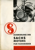 Sachs Schmierung Motor 98ccm Prospekt 1930er Jahre