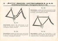 Baltia bicycle program ca. 1927