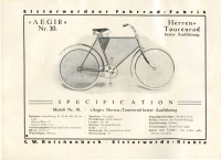 Preview: Aegir / Elfa Fahrrad Programm ca. 1905-1910