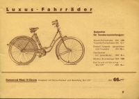 Schmitz Fahrrad Programm 1938/39