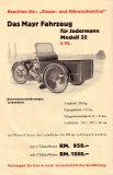 Mayr threewheeler brochure 1932