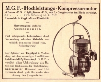 M.G.F. motorcycle brochure 1920s