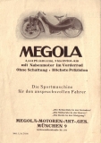 Megola Erfolge im Rennjahr 1923 Prospekt