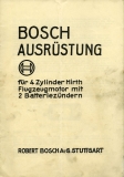 Bosch Ausrüstung für Hirth Flugmotoren 4.1933