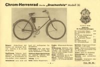 Goldberg Drachenfels Fahrrad Programm 1934