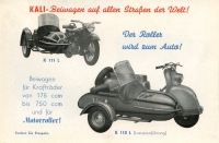 Preview: Kali Typ K 111 L und K 110 L + Anhaenger Prospekt 1955