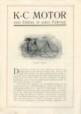 Preview: KC Fahrrad Einbau Motoren Prospekt 1922
