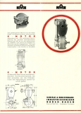 Küchen Motoren 350 ccm KX III + 500 ccm KBV Prospekt 1920er Jahre