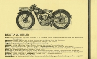 Lord 200 ccm motorcycle brochure ca. 1930