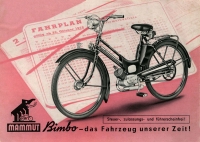 Mammut Moped Bimbo Prospekt 1953