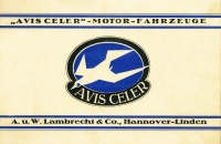 Avis Celer Programm 1931
