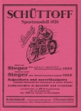 Schüttoff Klein-Plakat Sportmodelle 1926/7