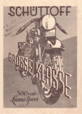 Schüttoff 500 ccm Luxus Sport Prospekt 1929