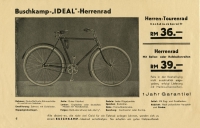 Buschkamp bicycle and motorcycle brochure 1936