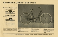 Buschkamp bicycle and motorcycle brochure 1936