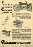 Preview: Diamant Lieferrad Fahrrad Prospekt ca. 1935