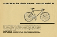 Baronia Fahrrad Programm 1930er Jahre