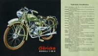 Preview: Göricke Motorfahrrad Prospekt ca. 1938
