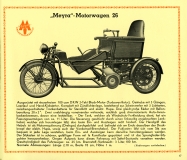 Meyra Krankenfahrzeuge program 1930s