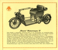 Meyra Krankenfahrzeuge program 1930s