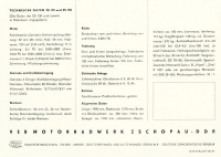 MZ ES 125 und 150 Prospekt 1964