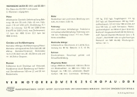 MZ ES 175/1 und 250/1 Prospekt 1964