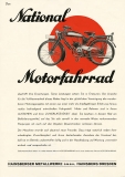 National Motorfahrrad Prospekt ca. 1933