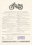 Preview: National Motorfahrrad Prospekt ca. 1933