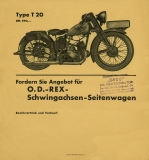 OD Programm ca. 1933